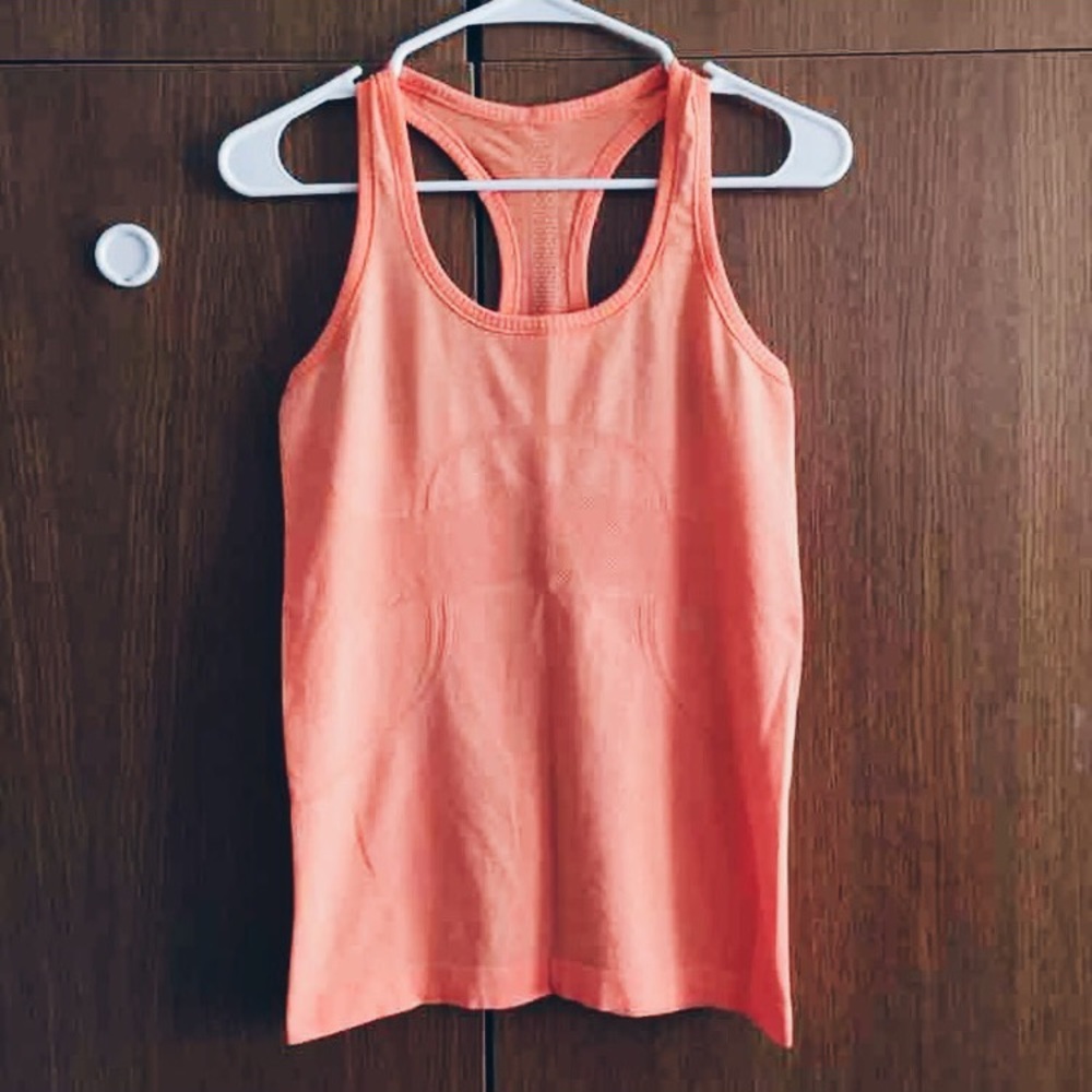 Orange Lululemon tank